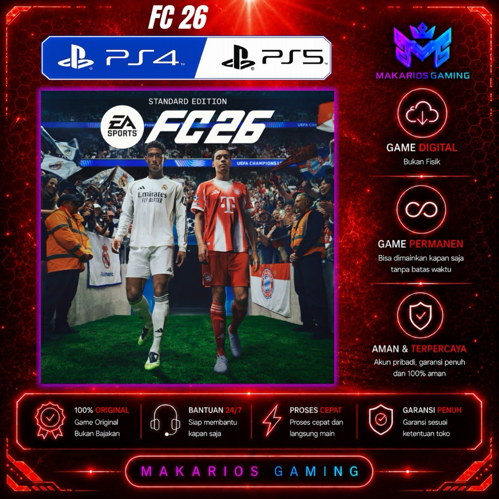 EA Sports FC 26, For Playstation PS4 & PS5, Digital & Disc