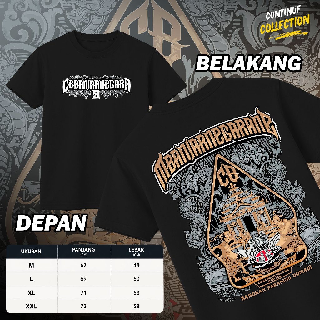 Kaos Acara CB Banjarnegara Terbaru 9TH Anniversary Tanggal 18 Juli 2026