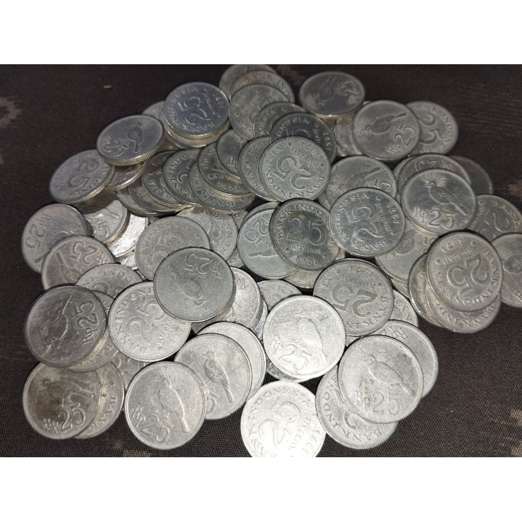 uang koin kuno 25 rupiah