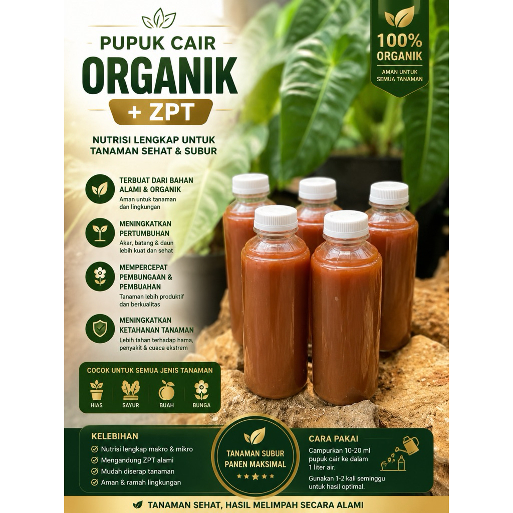 Pupuk Organik cair Plus ZPT