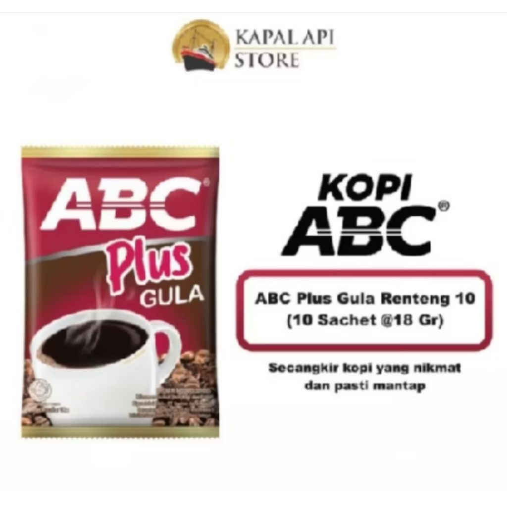 Kopi ABC Plus Gula 1 Dus 120 Sachet