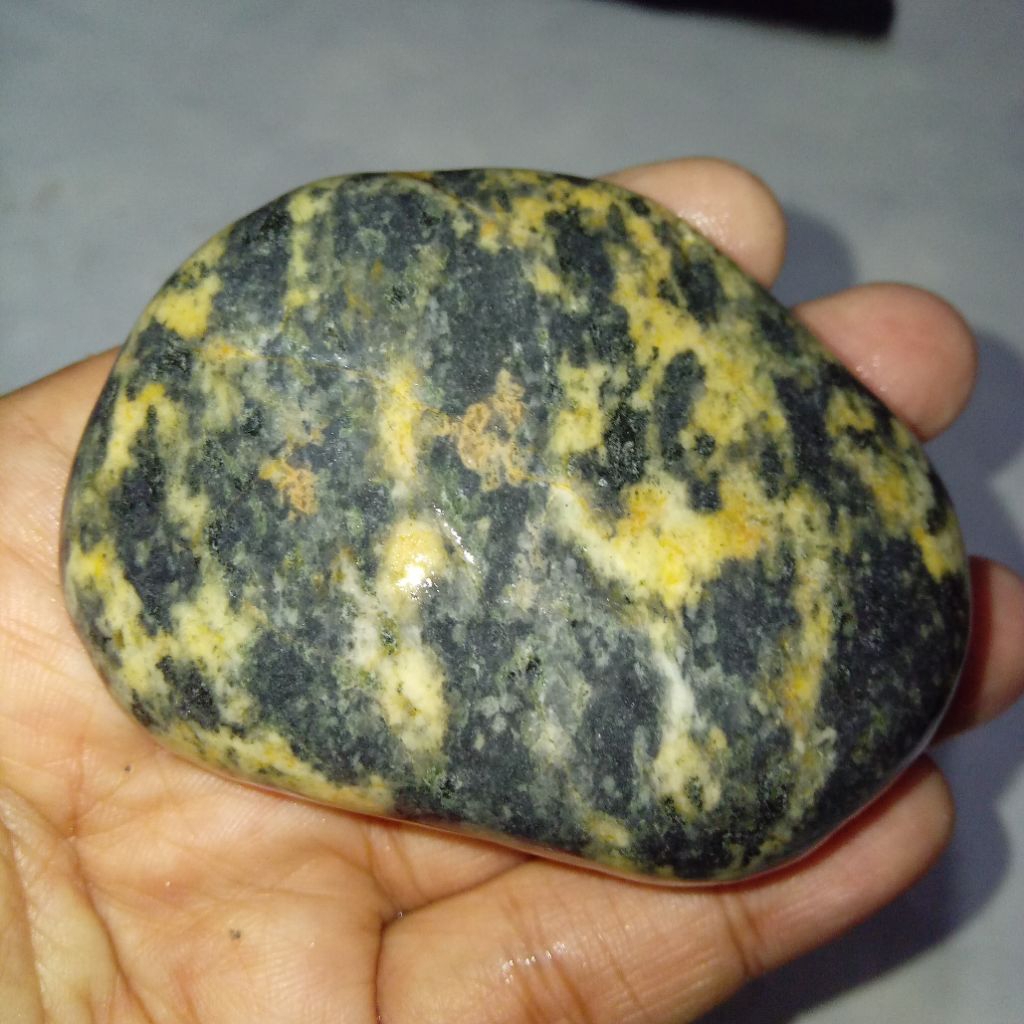 Natural Batu Akik Motif Loreng Macan Sumatera