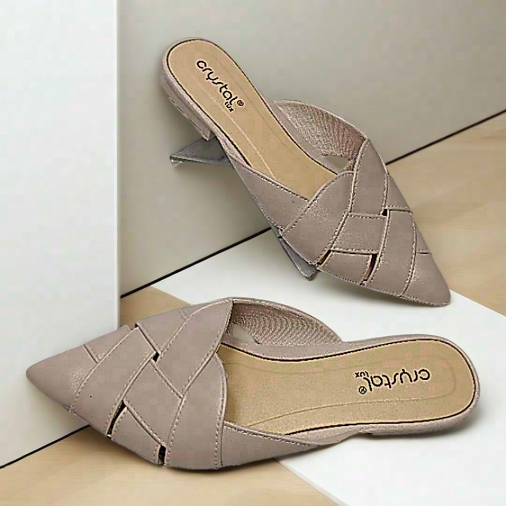 Sandal Wanita karet bustong selop Import