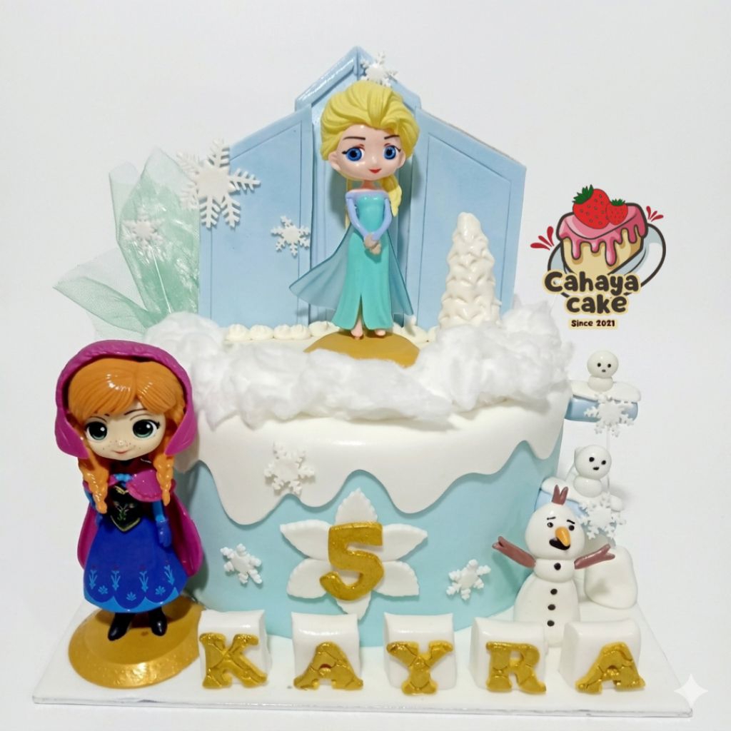 Kue Ulang Tahun Frozen / Frozen Cake / Kue Ultah Frozen Elsa