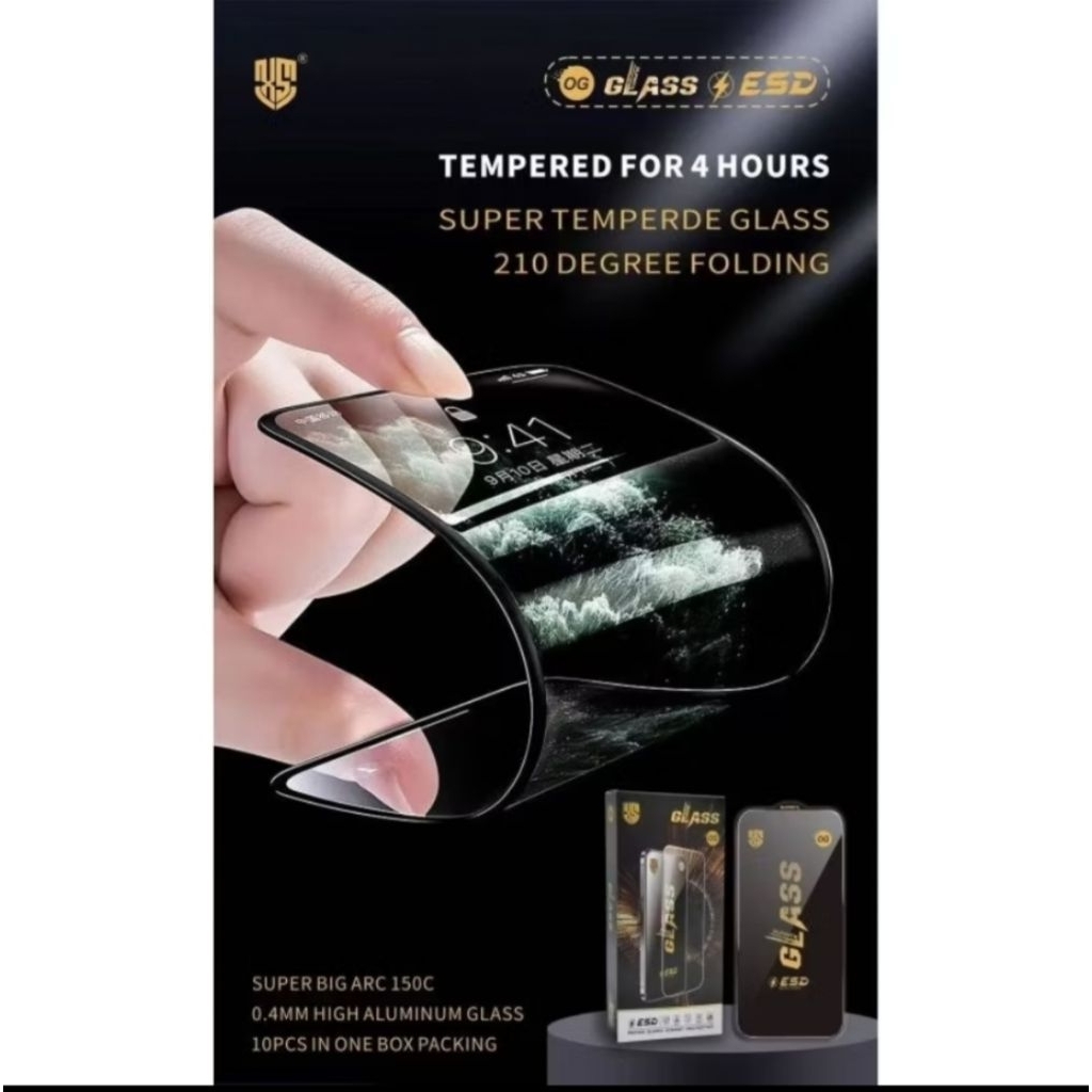 Tempered Glass Persamaan Full Cover Anti Static Non-Packing Grosir