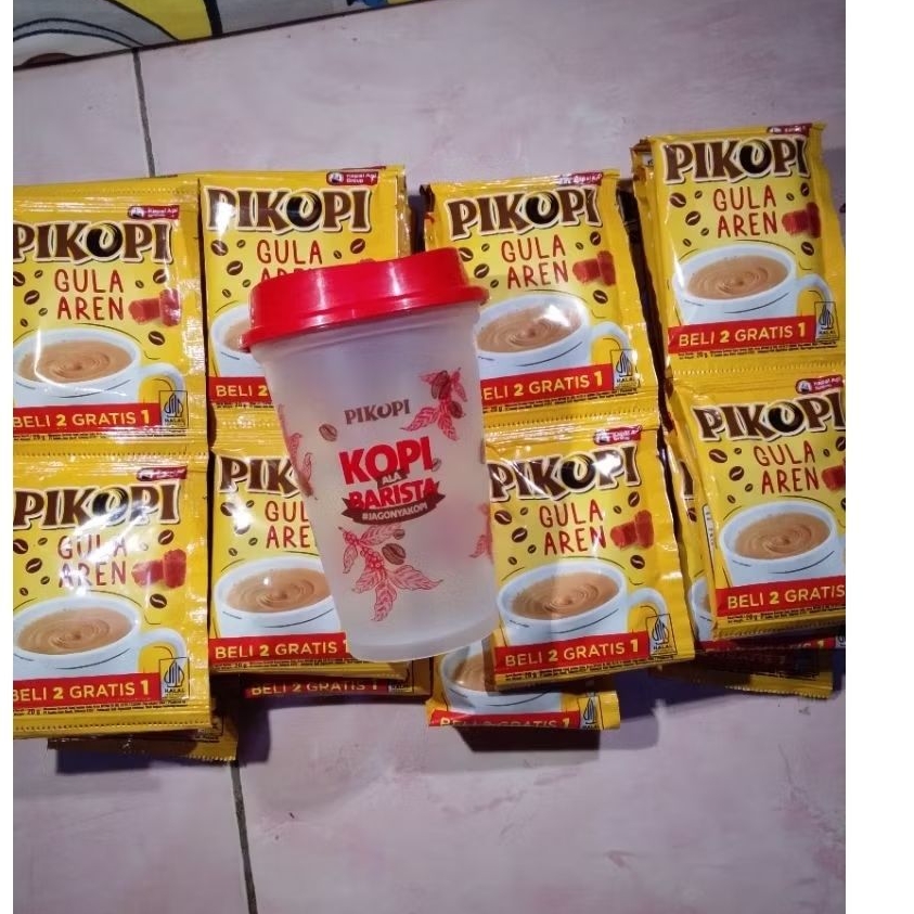 (GRATIS GELAS) Pikopi Gula Aren 1 renceng 15 Sachet