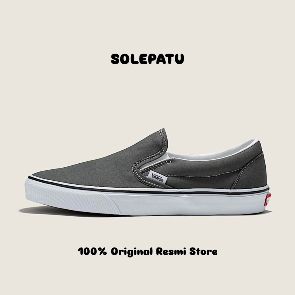 Vans Slip On Charcoal Original Resmi Store