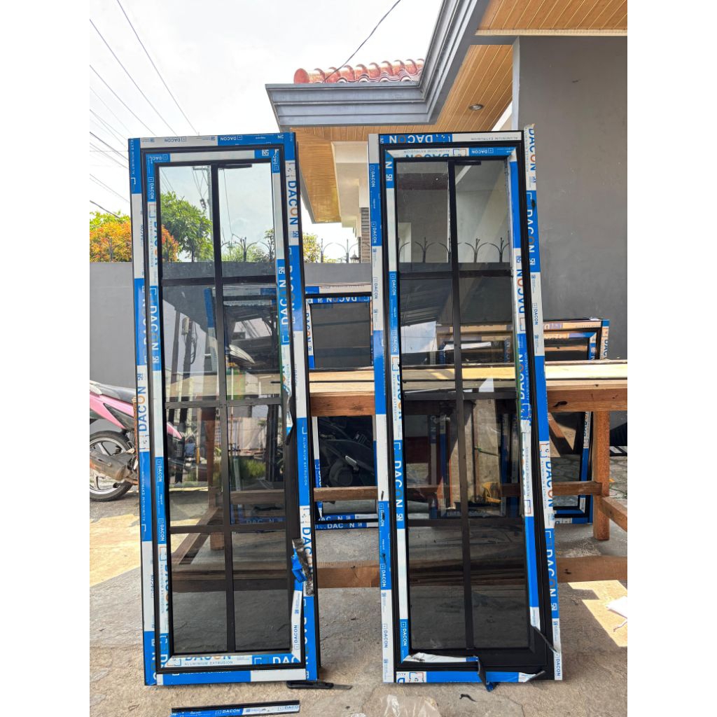 Set Kusen Jendela Aluminium satu lubang Ukuran 170x50