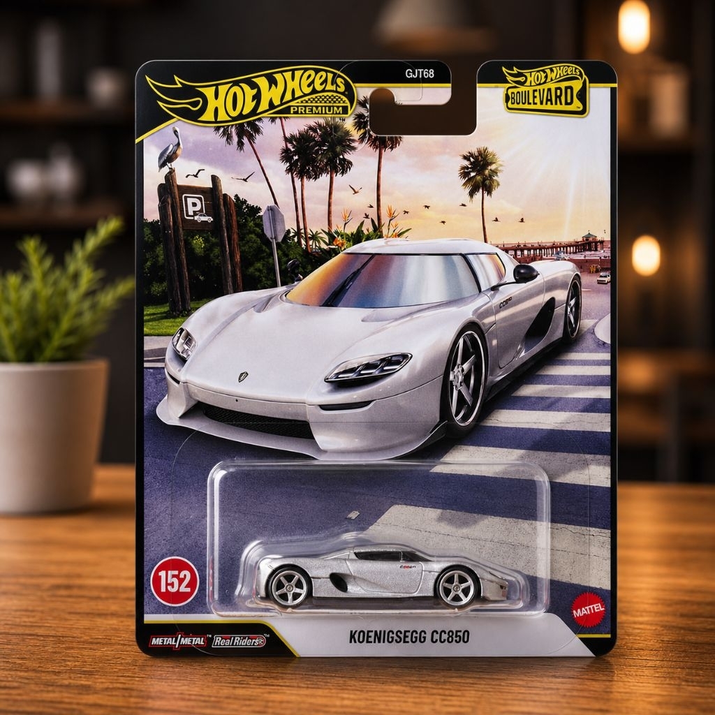 Hot Wheels Koenigsegg CC850 Premium Diecast Original Mattel Koleksi