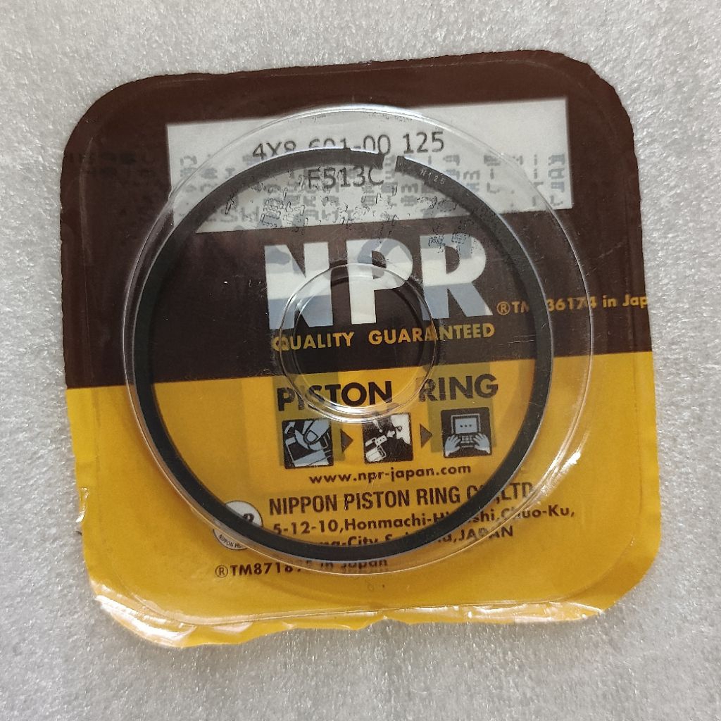 NPR • RING PISTON YAMAHA RXS OVERSIZE 125 150 175 200 ORIGINAL NPR