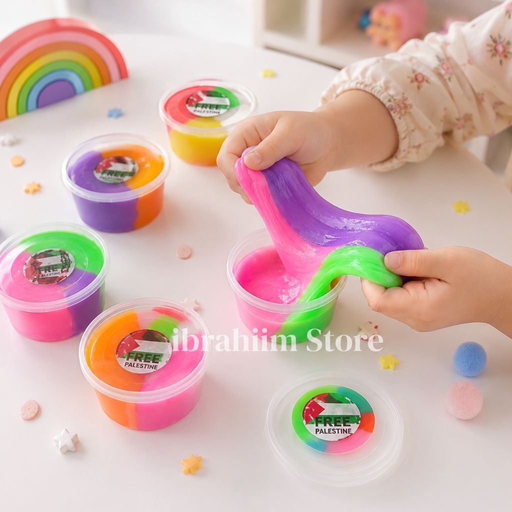 MAINAN SLIME ANAK SUSU / SLIME BOTOL SUSU / SLIME SUSU WATER SLIME TIDAK LENGKET MURAH