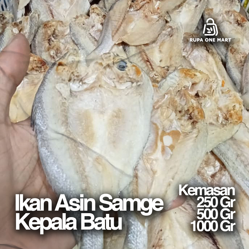 Ikan Asin Samge Belah Kepala Batu Gurih, Empuk, dan Tidak Terlalu Asin