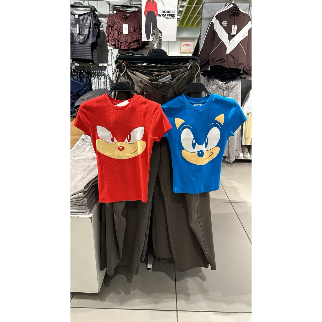 TSHIRT BERSHKA CROP