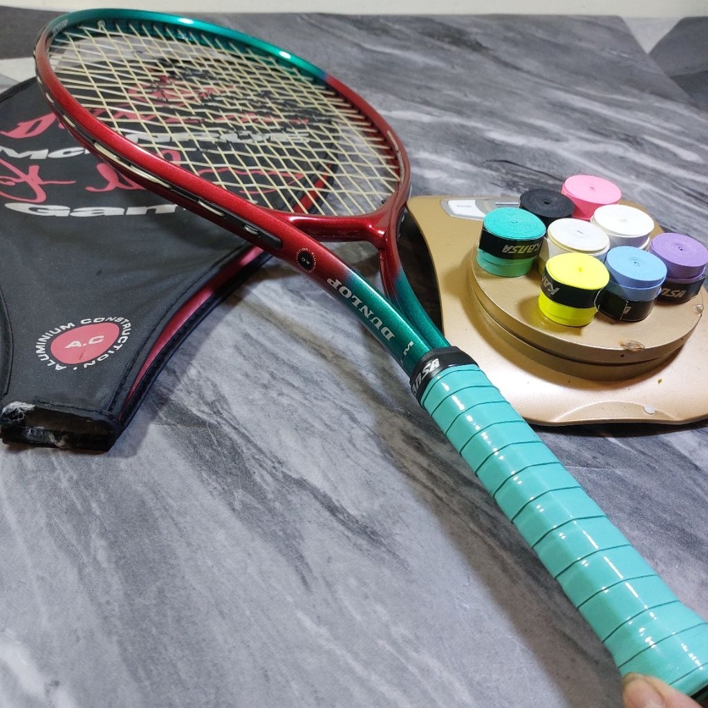 RAKET TENIS DUNLOP JOHN Mc ENROE GAME JR25 BEKAS 273G MULUS