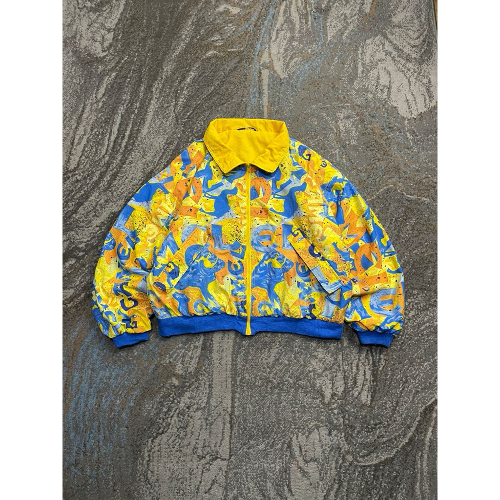 vintage jacket Camel fullprinted