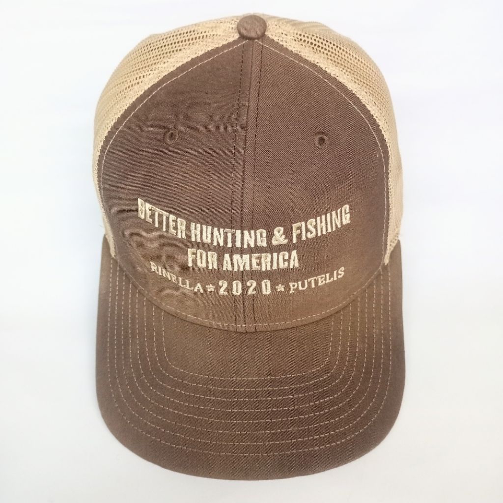 Topi Trucker Jaring Richardson Rinella 2020 MeatEater Hunting Fishing USA Second Jaring