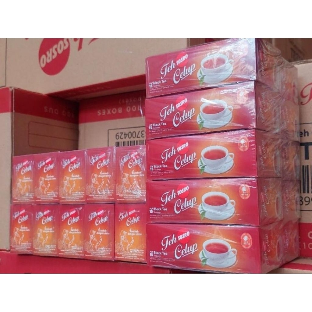 Teh sosro celup isi 15