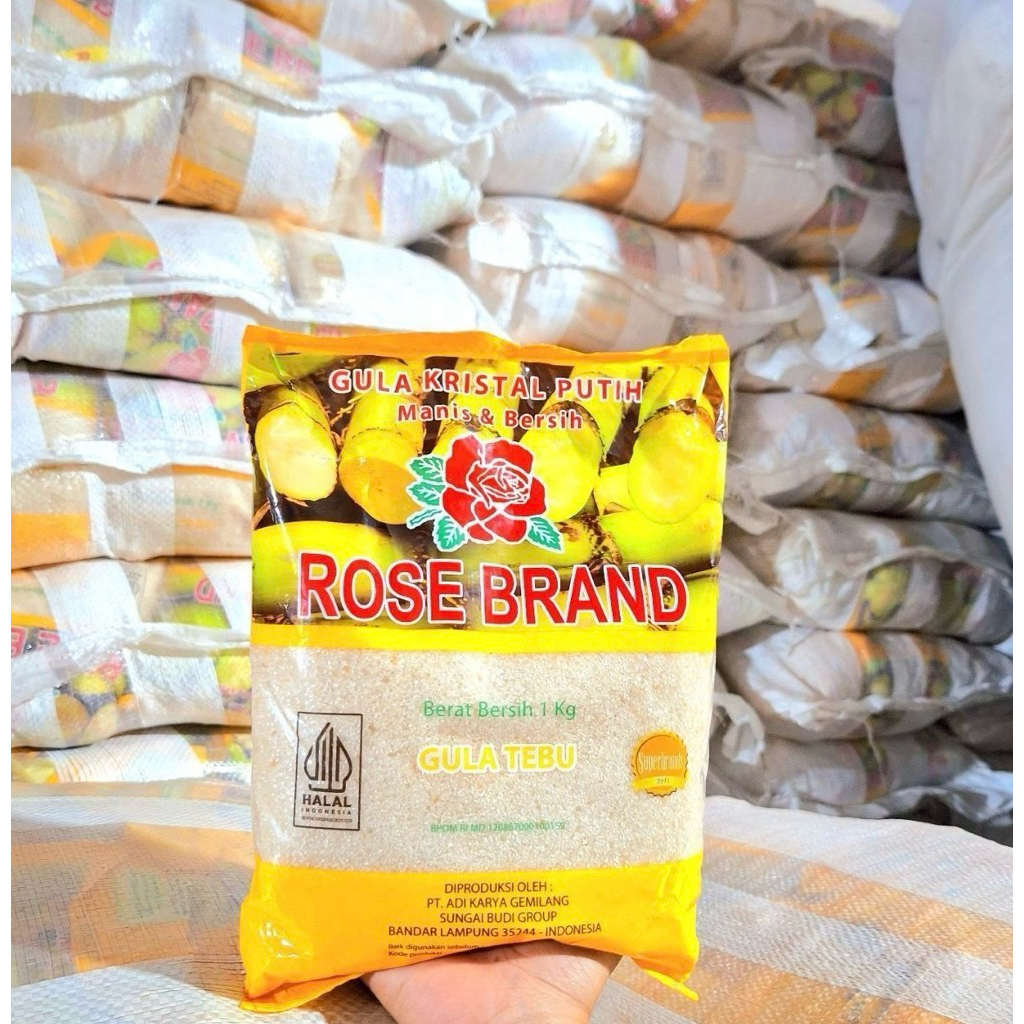 Gula Pasir Rose Brand 1 Kg / Gula Pasir Rose Brand Premium 1 Kg