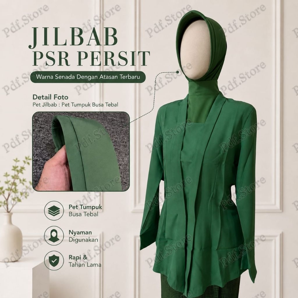 JILBAB PSR PERSIT WARNA TERBARU