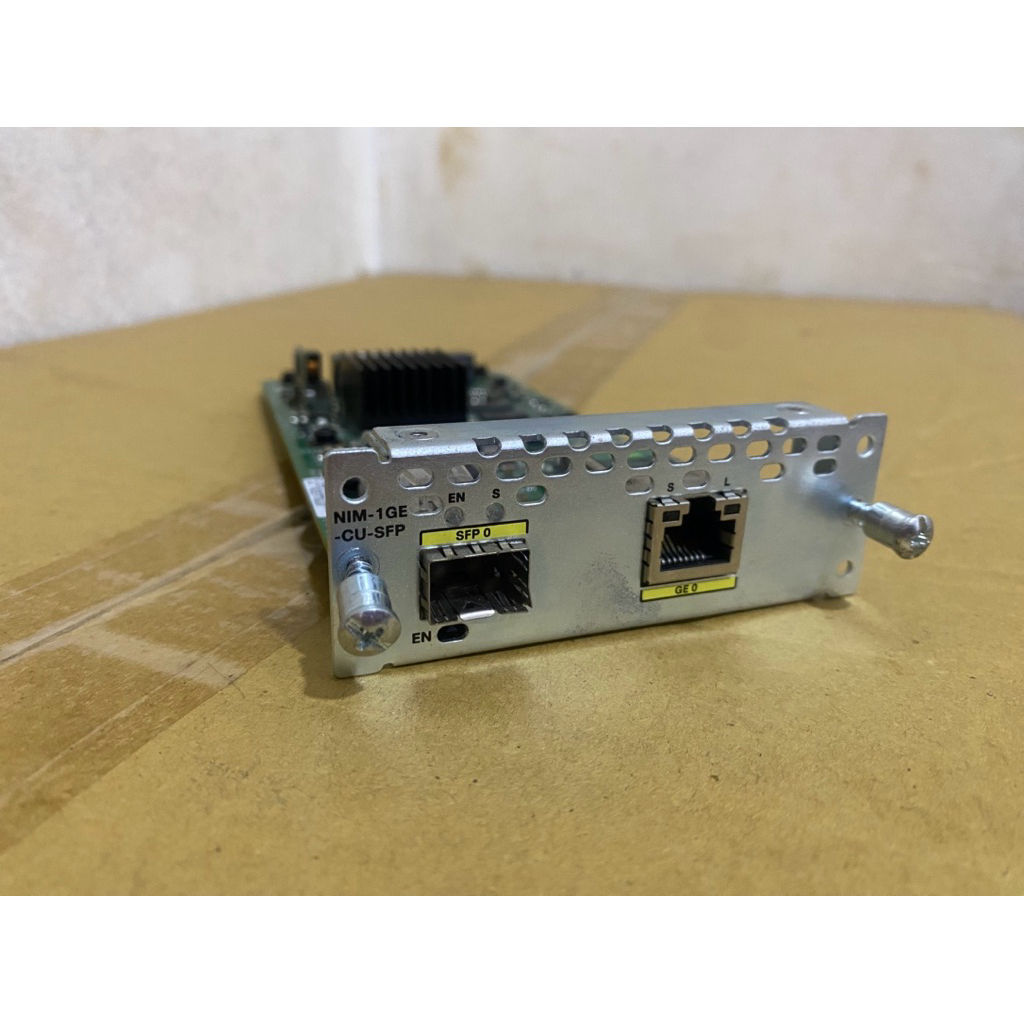 Module Cisco NIM-1GE-CU-SFP for ISR 4000 4200 4300 4400 4221 4321 4331 4351 4431 4451 Series