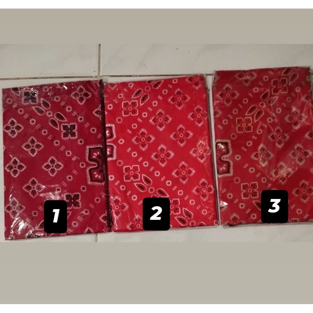 Slayer Bandana Merah Batik Variasi