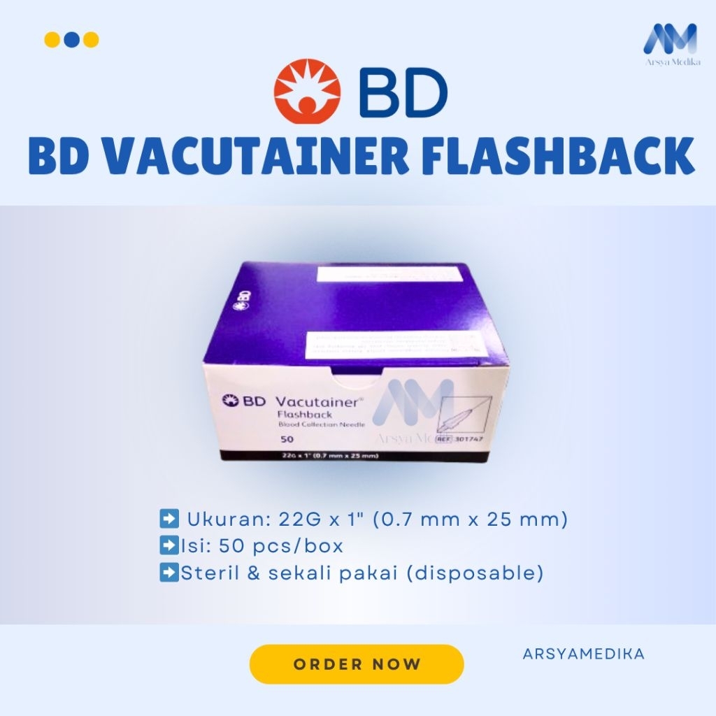 BD vacutainer flashback 22G Needle Box