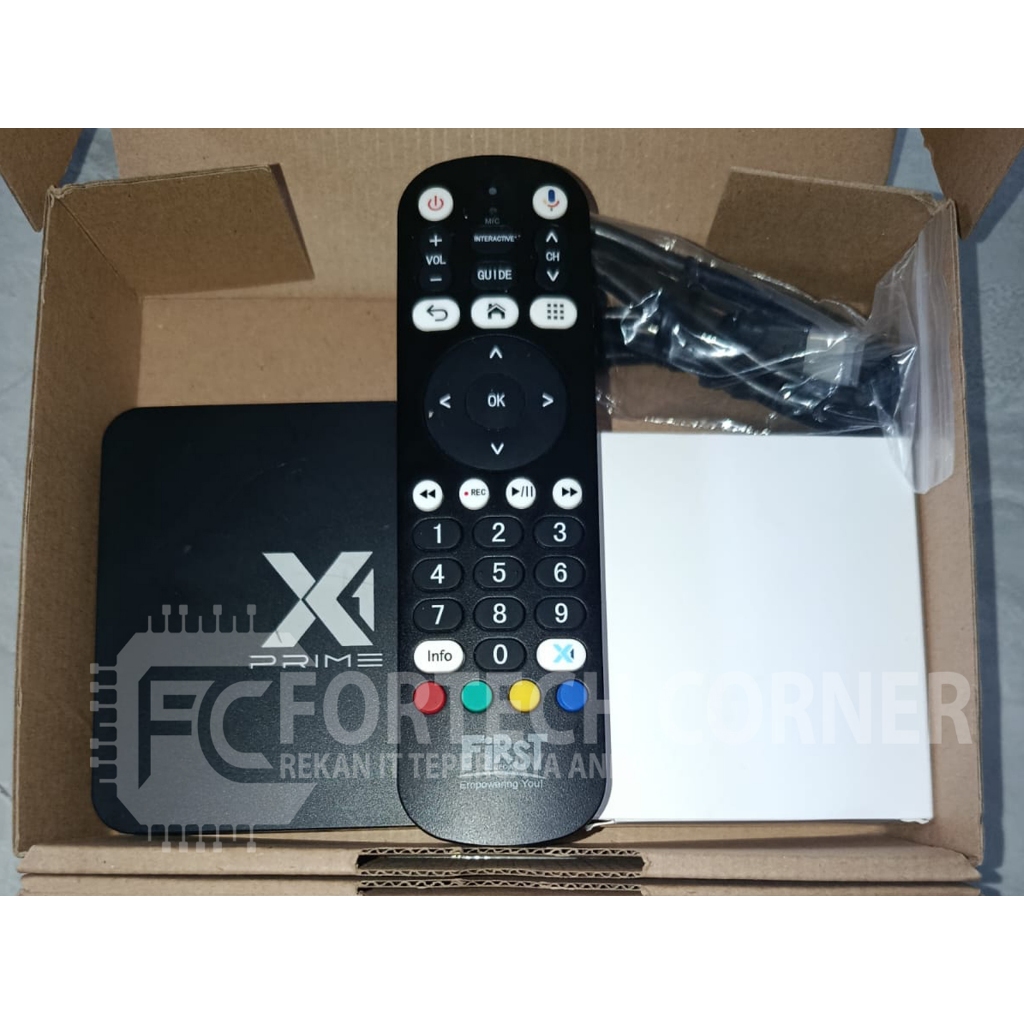 STB Android TV Box - X1 Prime I - OS 11 - Ram 2GB - Siap Pakai, Tinggal Colok