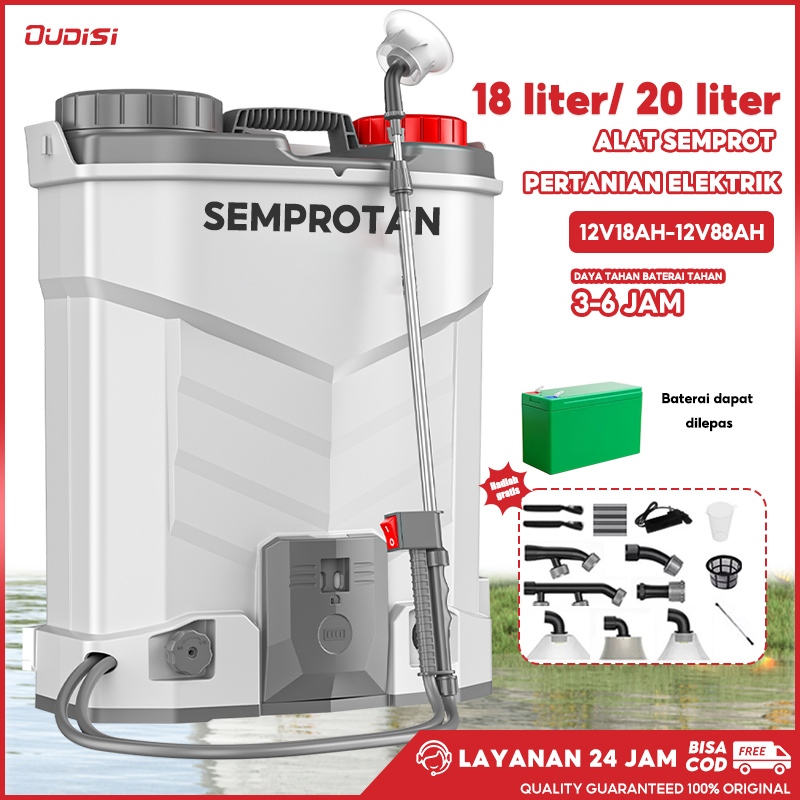 alat semprot pertanian elektrik 20 Liter tangki kapasitas besar semprotan tanaman