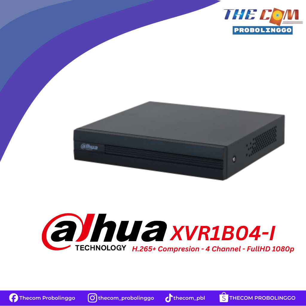 DVR CCTV 4 Channel Full HD - Dahua XVR1B04I / XVR1B04-I / XVR 1B04-I