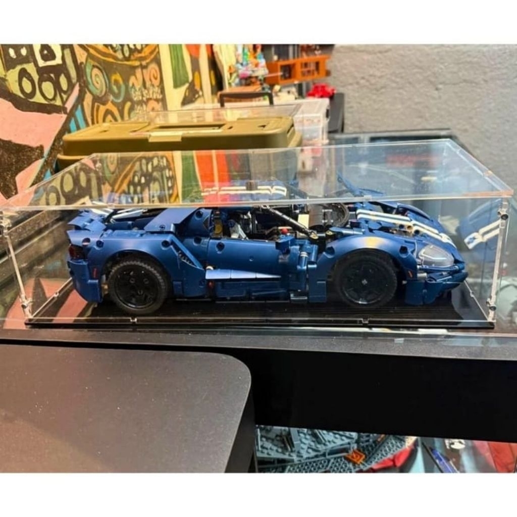Acrylic Display Box Case untuk LEGO Technic 42154 2022 Ford GT