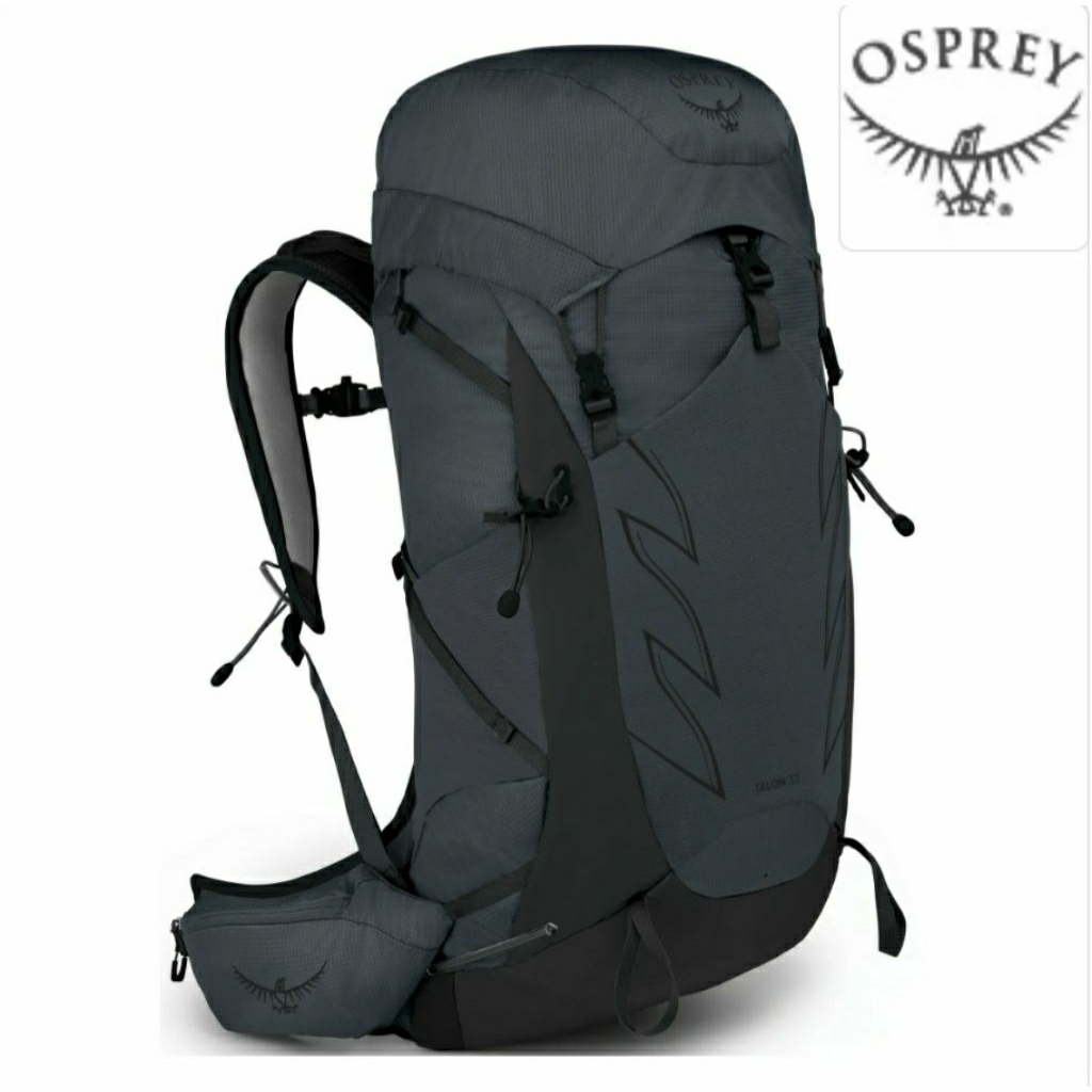 OSPREY TALON 33 BACKPACK ECLIPSE GREY TAS HIKING TREKKING TRAVELING ORIGINAL