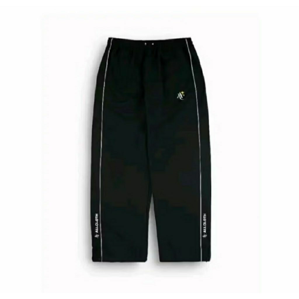 TERLARISS Celana Training Allcloth Keren Casual Pria Wanita Dewasa Unisex Zipper