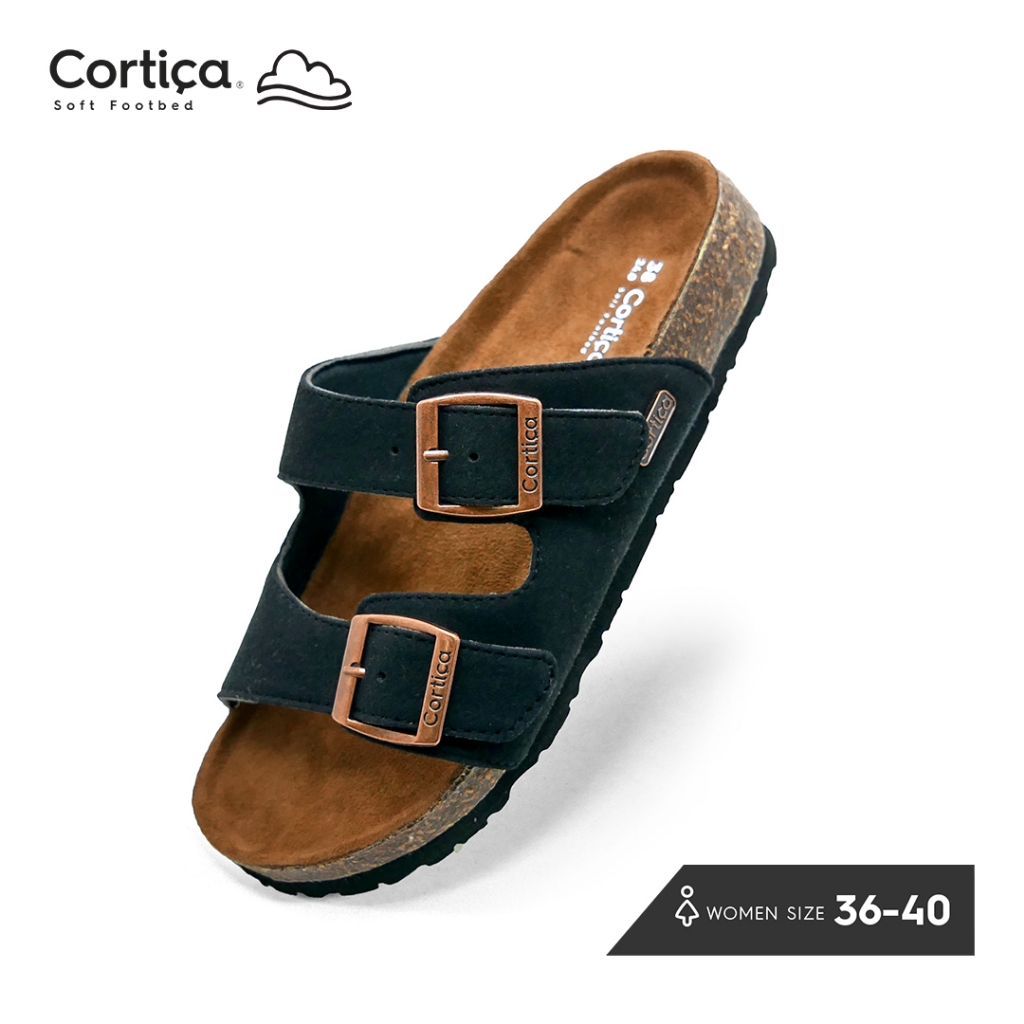 CORTICA FL FAWN - SANDAL WANITA nyaman dan ringan | Sandal Footbed Wanita | Arch Support Sandal