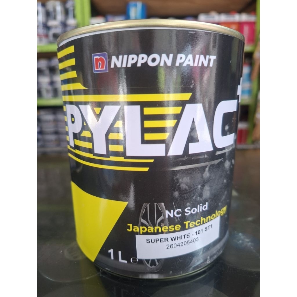 cat NC nippon paint pylac super white - 101 ST1 cat besi cat kayu cat duco cat motor cat mobil