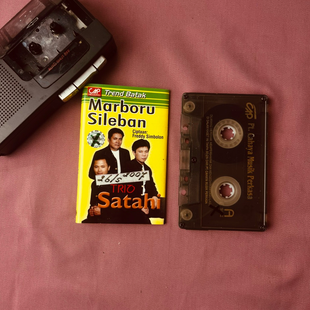 Kaset Pita TRIO SATAHI Marboru Sileban Original / Pop Batak Nostalgia