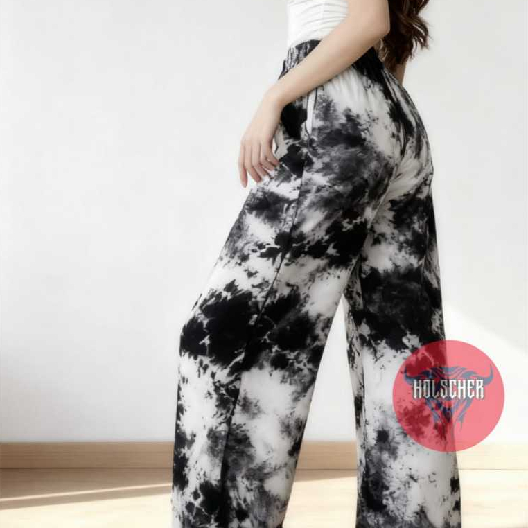 CELANA KULOT TIEDYE RAYON SUPER ADEM CELANA PANJANG KULOT WANITA MOTIF TIEDYE CELANA SANTAI ALLSIZE