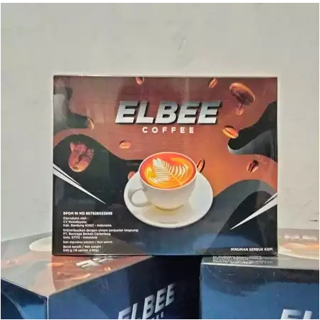 [GRATIS ONGKIR] KOPI ELBEE 1 BOX ISI 10 SACHET COFFEE ORIGINAL