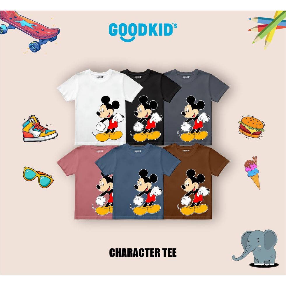 TSHIRT GOOD KIDS - MICKEY MOUSE 4 kaos anak pria dan perempuan kaos anak oversize kaos anak distro k