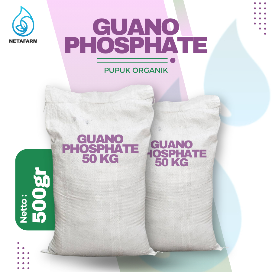 GUANO PHOSPHATE NPK 0-15-0 Organik 500gr