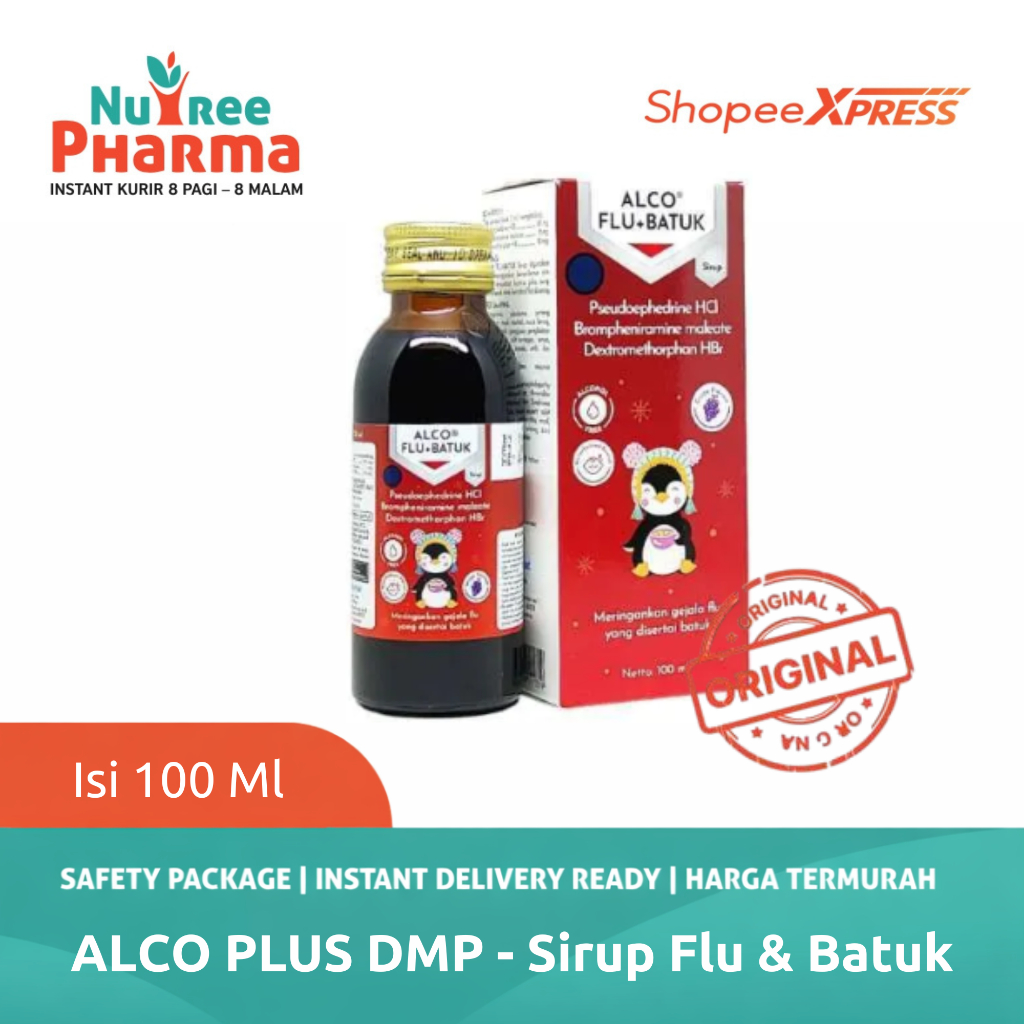 Alco Plus DMP | Alco Flu Batuk Sirup 100 ml