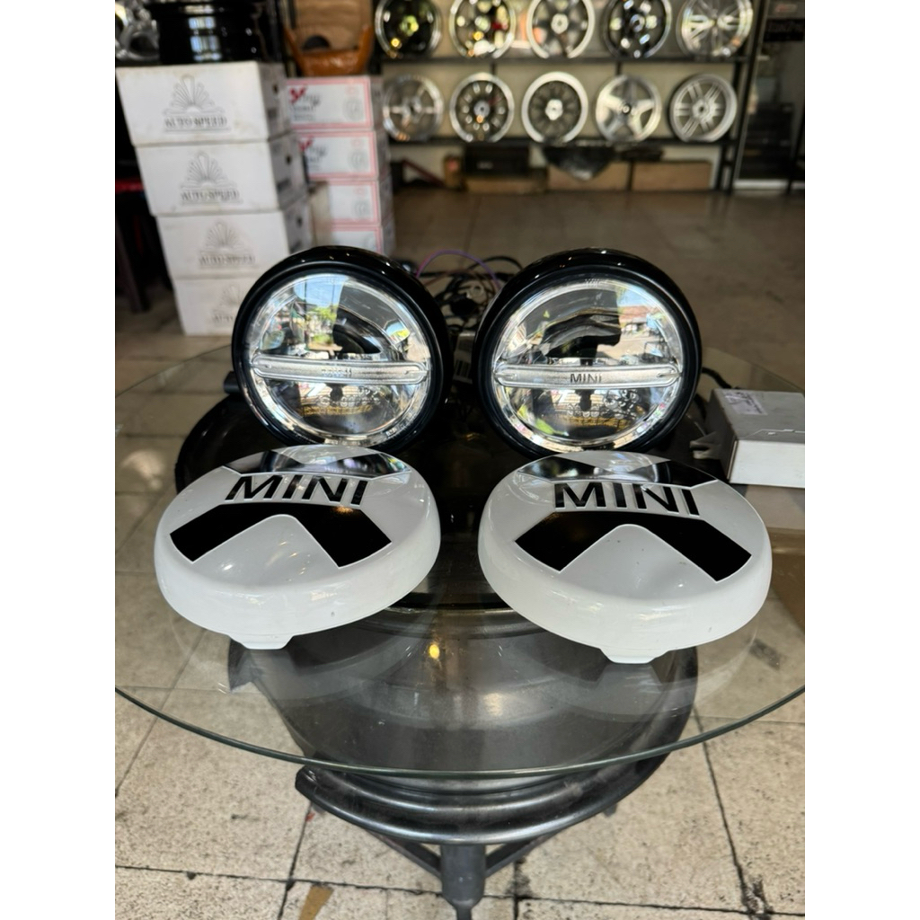 Lampu Sorot Tambahan Rally Look Original Mini Cooper germany