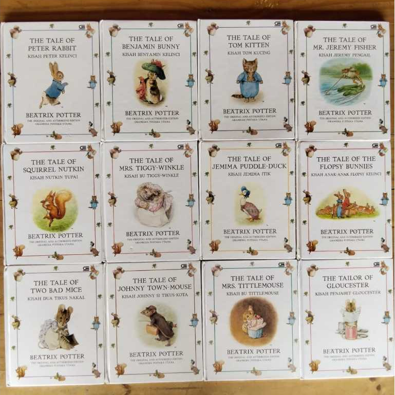 Rare Beatrix Potter The Tale of Peter Rabbit Series (HC) Buku Anak Bahasa Indonesia Preloved
