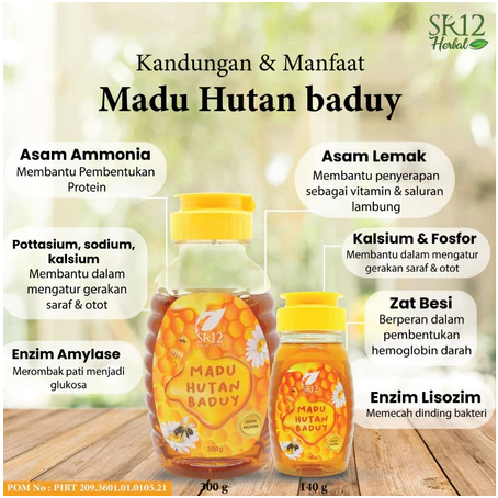 Madu Hutan Baduy SR12 Herbal - Madu Hutan Baduy