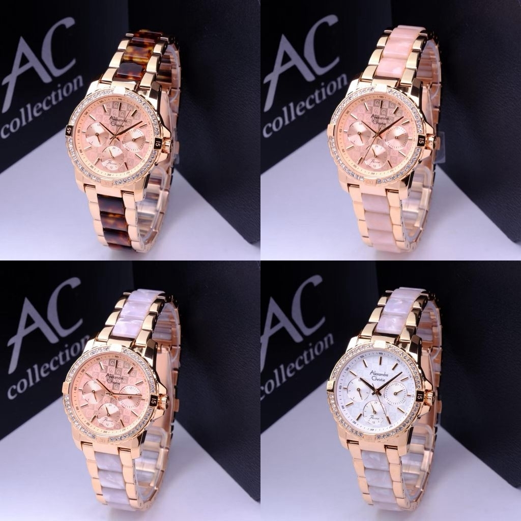 Jam Tangan Wanita Alexandre Christie 6141 AC6141 6141BF [ORIGINAL]
