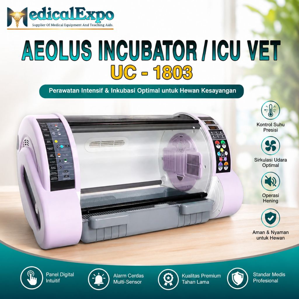 INCUBATOR ICU VET / AEOLUS INCUBATOR UC-1803 / Veterinary Incubator