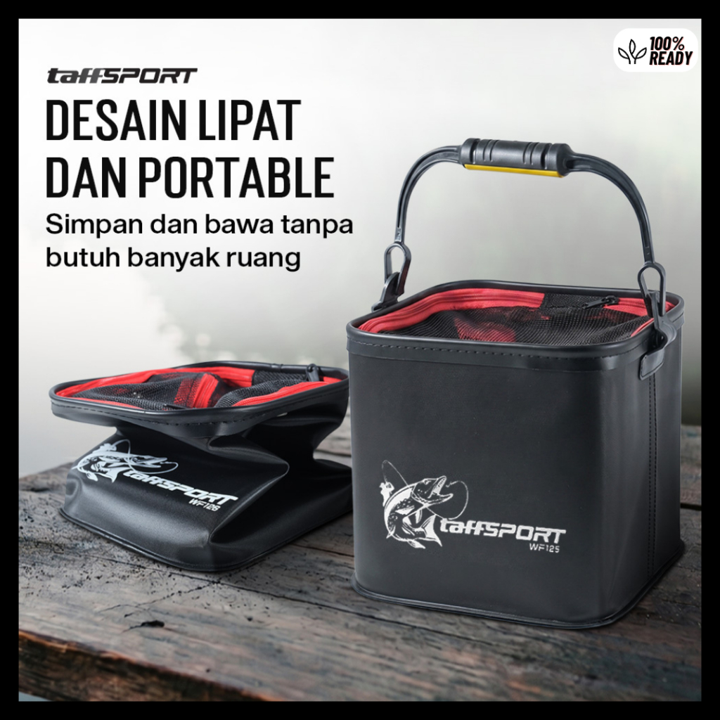 Ember Lipat Mancing Tempat Umpan Pancing / Box Wadah Ikan Udang Umpan Pancing Hidup