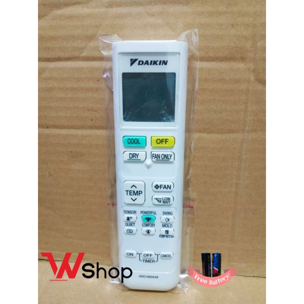 REMOT AC DAIKIN LOW WATT MOLD ORIGINAL