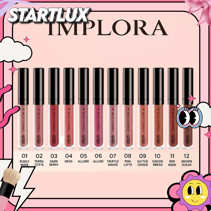[GROSIR] Implora Urban Matte LipCream series 1LUSIN