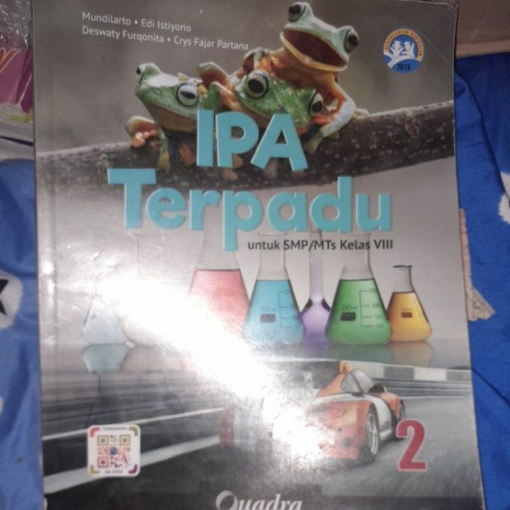 BUKU PAKET QUADRA IPA KELAS 8 SECOND