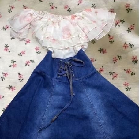 COQUETTE HOLLAND DRESS | Preloved